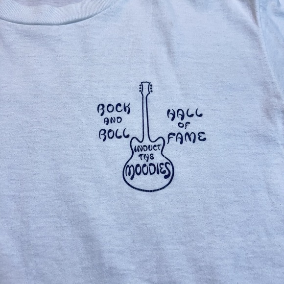 VTG Moody Blues‎ Hall Of Fame Shirt Men's Large Induct The Moodies Jerzees Band - Picture 2 of 10